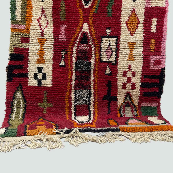 Colorful Moroccan handmade rug